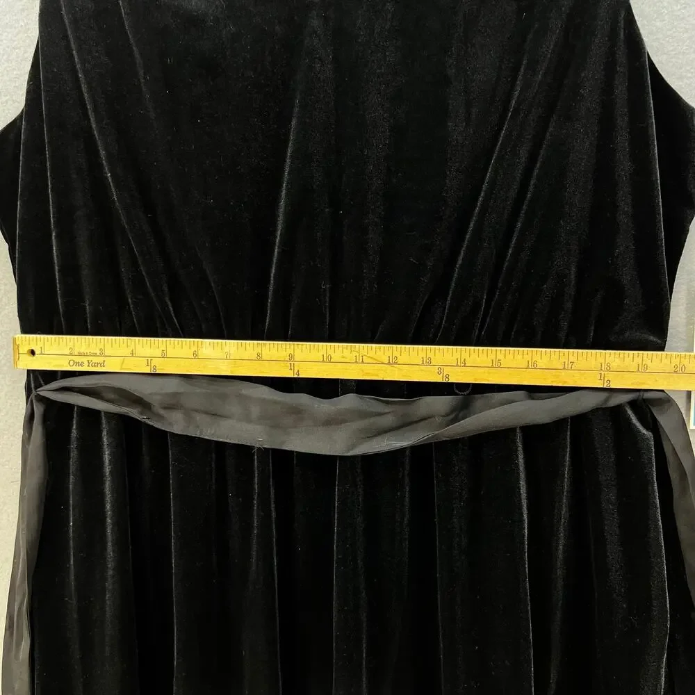 Draper James Dress Women's 2XL Black V-Neck Sleeveless Classic Little Black NWT - Picture 13 of 14
